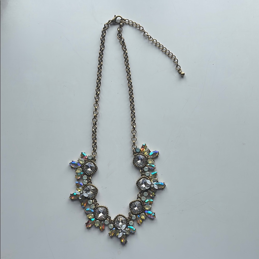 Elegant Crystal Statement Necklace